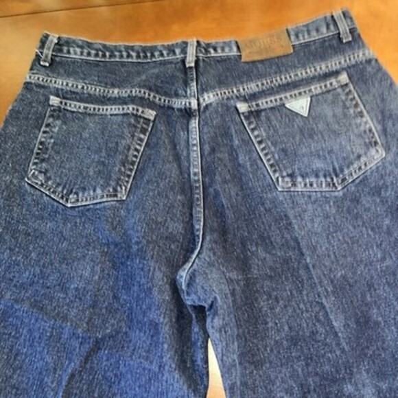Vtg Guess Jeans Mens Measures 40X32 Tapered 2 Button Zip 10075-32 USA Made - Picture 4 of 7